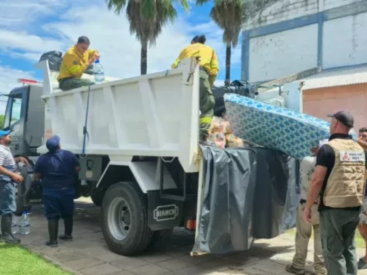 El Gobierno de la Provincia asistió a vecinos de El Galpón afectados tras las intensas lluvias