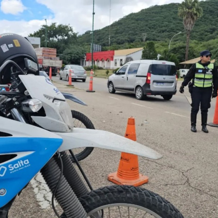 MUNICIPALIDAD DE SALTA: Para controlar la ciudad: se realizó un operativo de tránsito en el ingreso a Salta