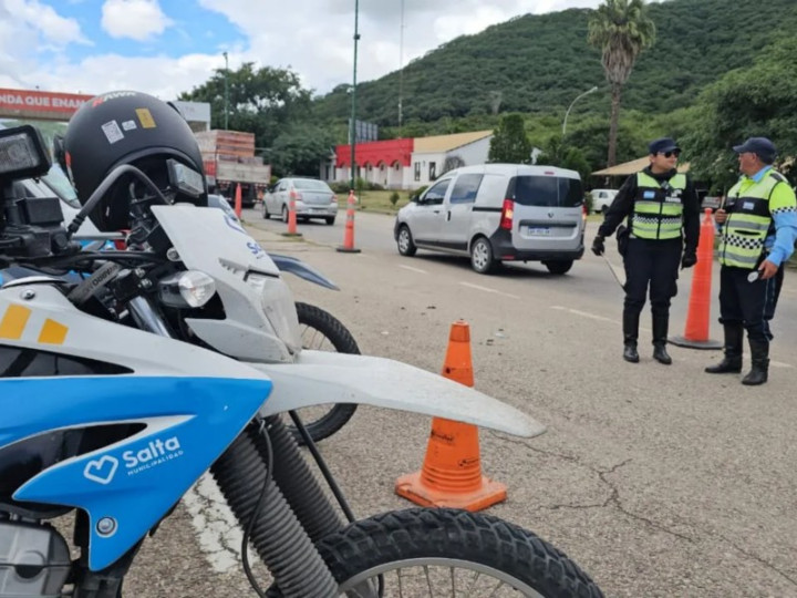 MUNICIPALIDAD DE SALTA: Para controlar la ciudad: se realizó un operativo de tránsito en el ingreso a Salta