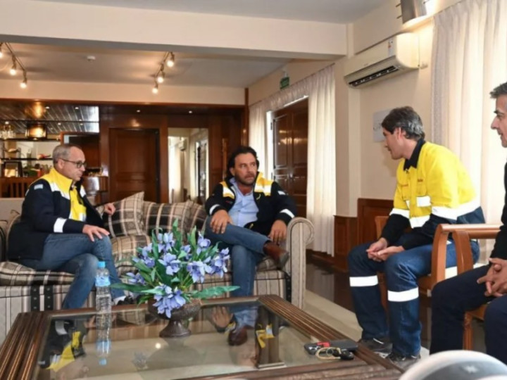 El gobernador Sáenz recibió a directivos de Rio Tinto