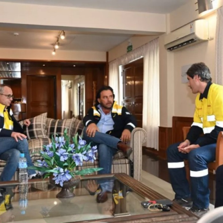 El gobernador Sáenz recibió a directivos de Rio Tinto