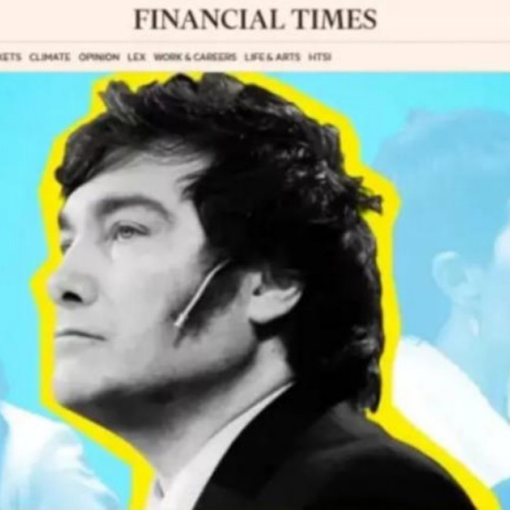 El Financial Times habla de la caída de Milei en las encuestas y de 