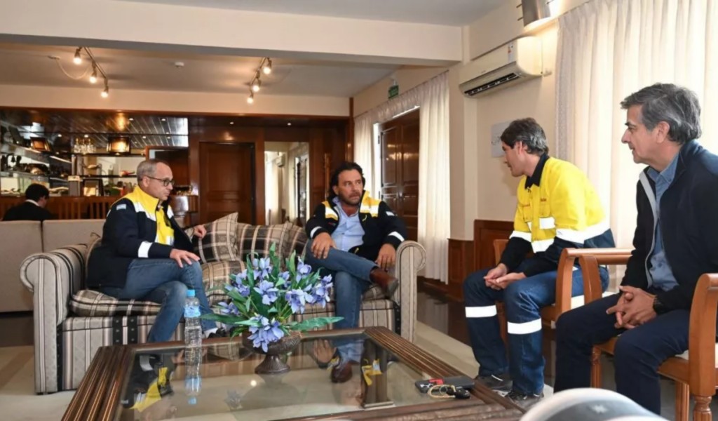 El gobernador Sáenz recibió a directivos de Rio Tinto