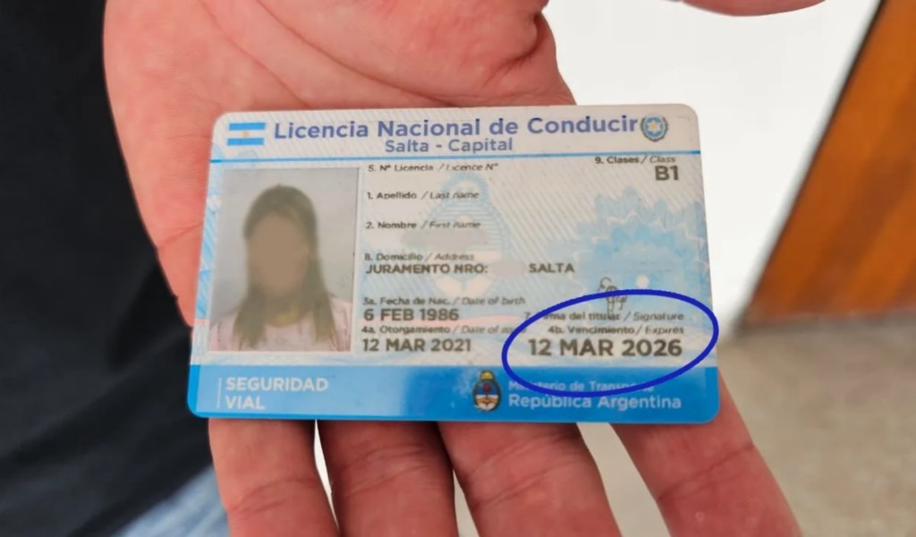 MUNICIPALIDAD DE SALTA: Se amplían los años de vigencia de las licencias de conducir