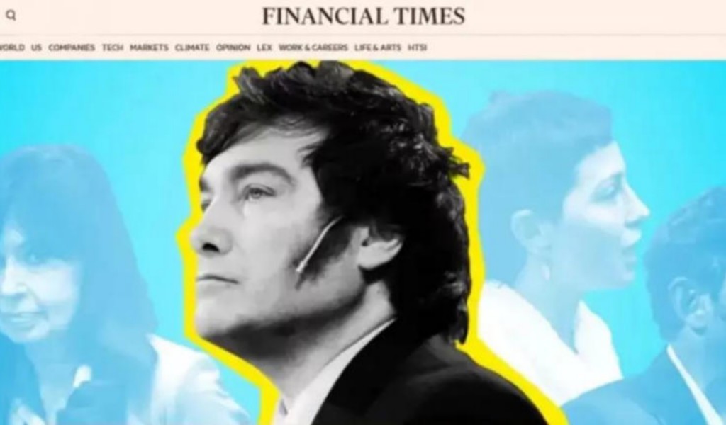 El Financial Times habla de la caída de Milei en las encuestas y de "frustración" social