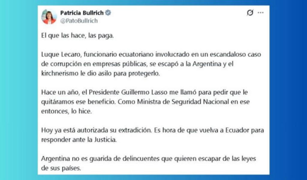 MAS CORRUPCION en el gobierno de Javier Milei por un caso de presunta corrupción en Ecuador