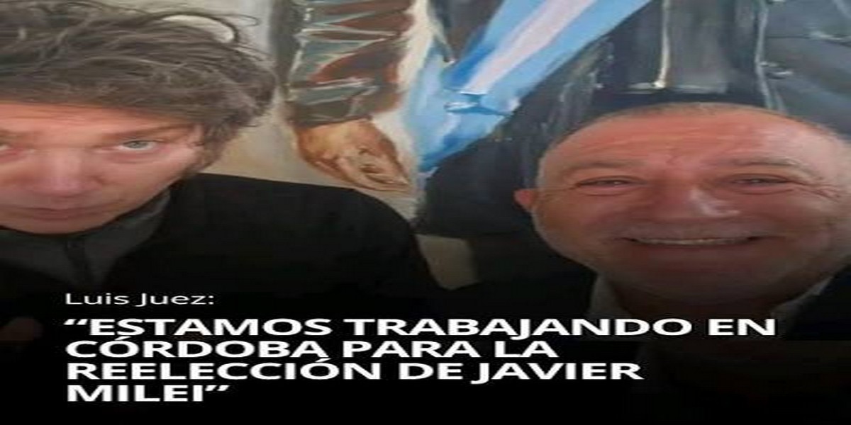 Luis Juez apoyó la reelección del presidente: "Si no es con Milei, ¿con quién?"
