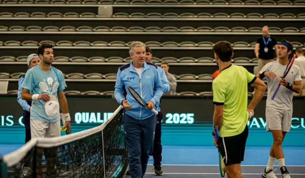 Guiño para Argentina en la Copa Davis: se bajó la figura de Países Bajos